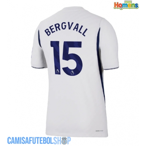 Camisa de time de futebol Tottenham Hotspur Lucas Bergvall #15 Replicas 1º Equipamento 2026-27 Manga Curta